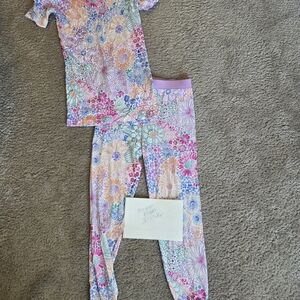 Floral Kids Pajamas Set
